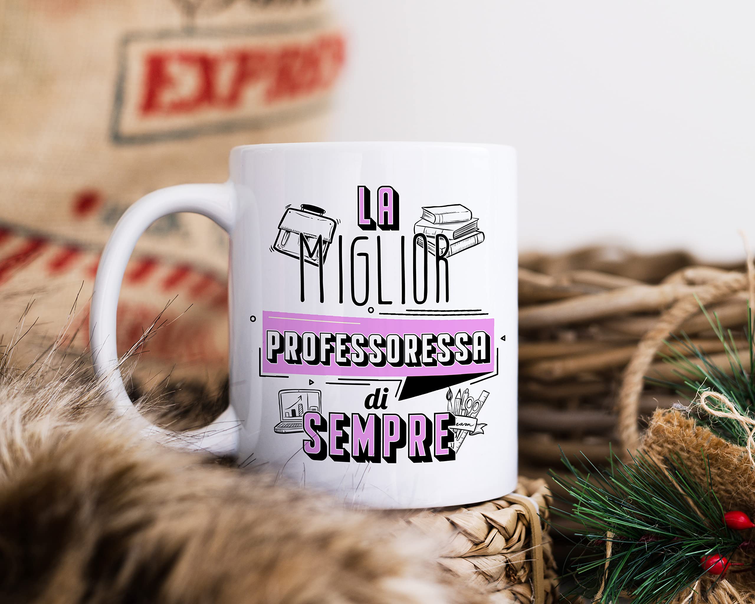 Tazza Personalizzata 'Sei La Migliore Mamma Del Mondo' Con Cuore, Idea Regalo Per Festa Della Mamma, Compleanno, Natale, 350 Ml