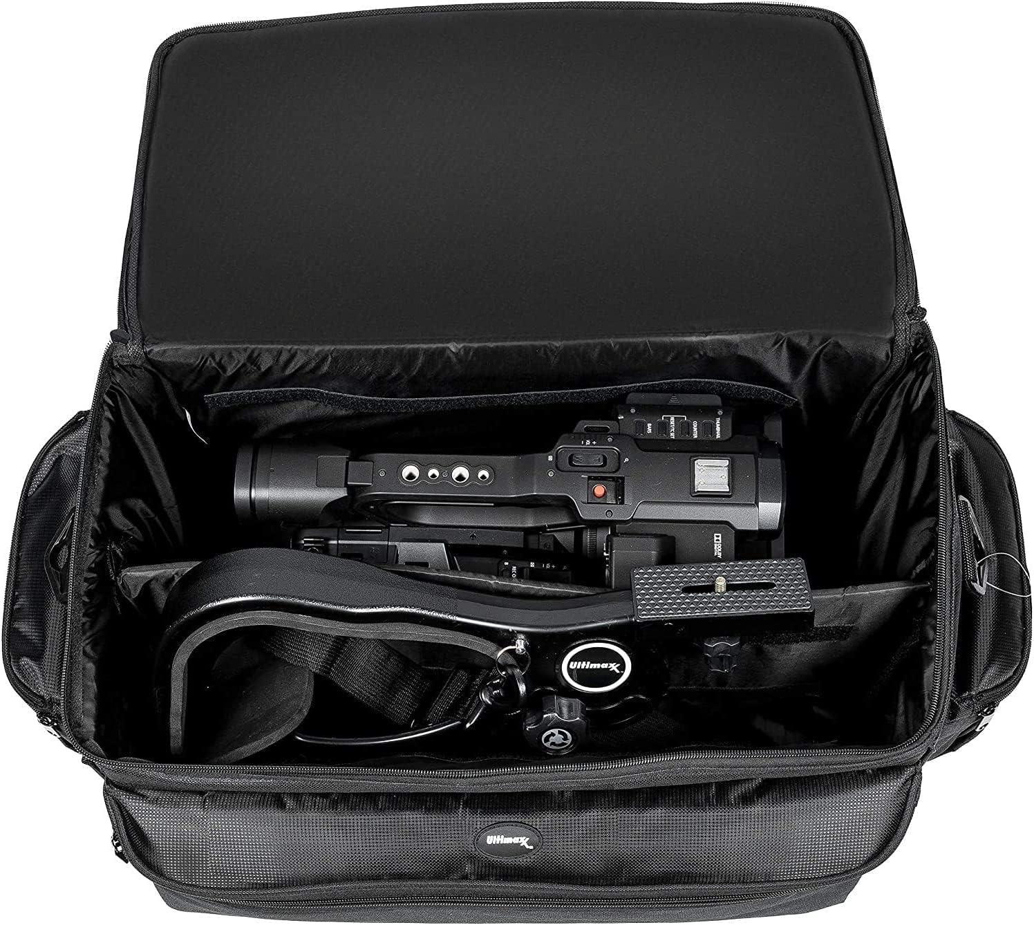 Ultimaxx Professional Extra-Large, Well-Padded, Water-Resistant Gadget Bag – Compatible with Canon, Sony, Nikon, Pentax, JVC, Olympus, Panasonic, Fujifilm, Samsung Cameras & Camcorders, and More
