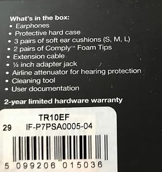 Ultimate Ears Triple.fi 10 Pro Earphones Gun Metal Blue