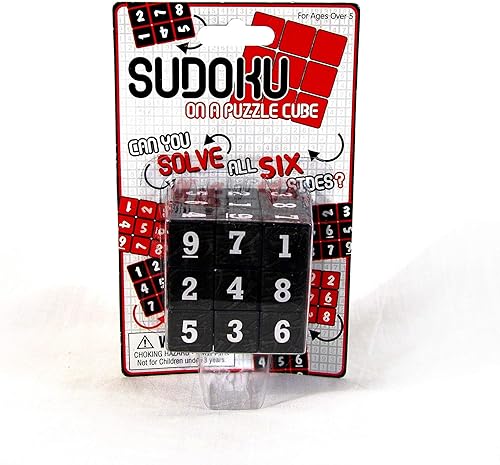 Miniatura 2 de Loftus Sudoku Puzzle Cube - Una divertida versión portátil del clásico juego de Sudoku, puedes resolver los 6 lados, multicolor