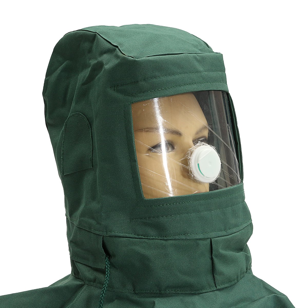 MASUNN Sablage Capot Sable Abrasif Grain Shot Sandblaster Masque Poussière Outil De Protection