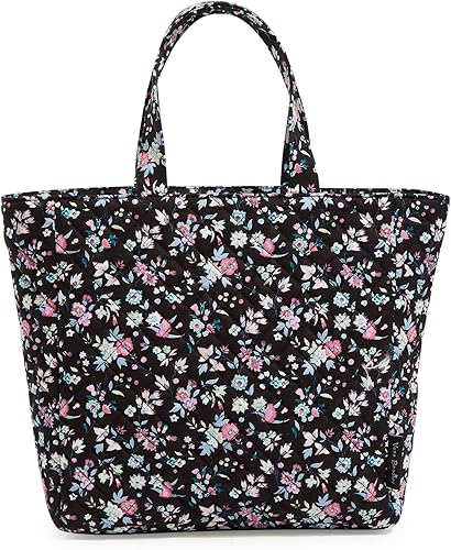 Vera Bradley Lonchera de algodón para el almuerzo, botánica Ditsy