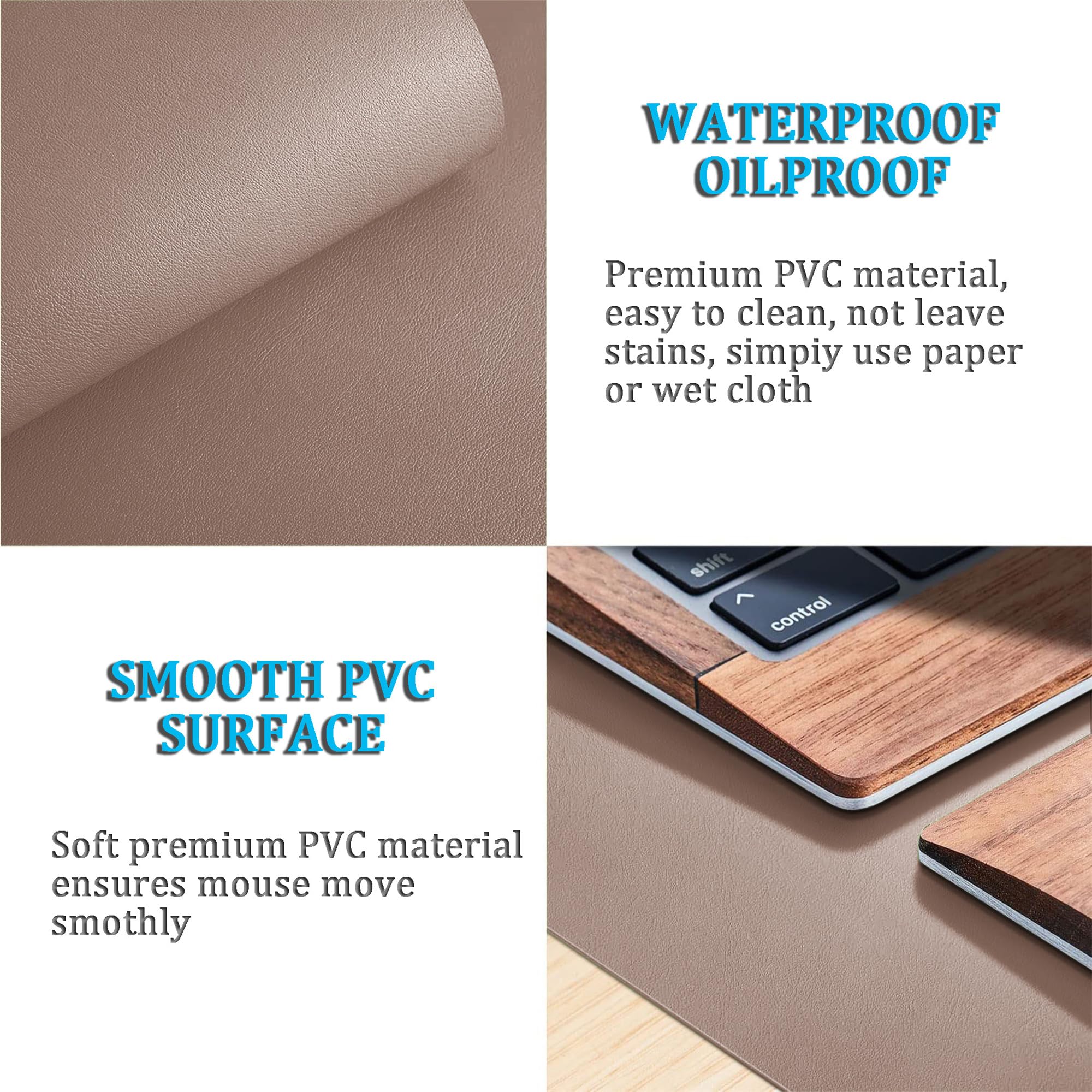 LL-COEUR XXL PVC Waterproof Mouse Pad Computer Table Mat