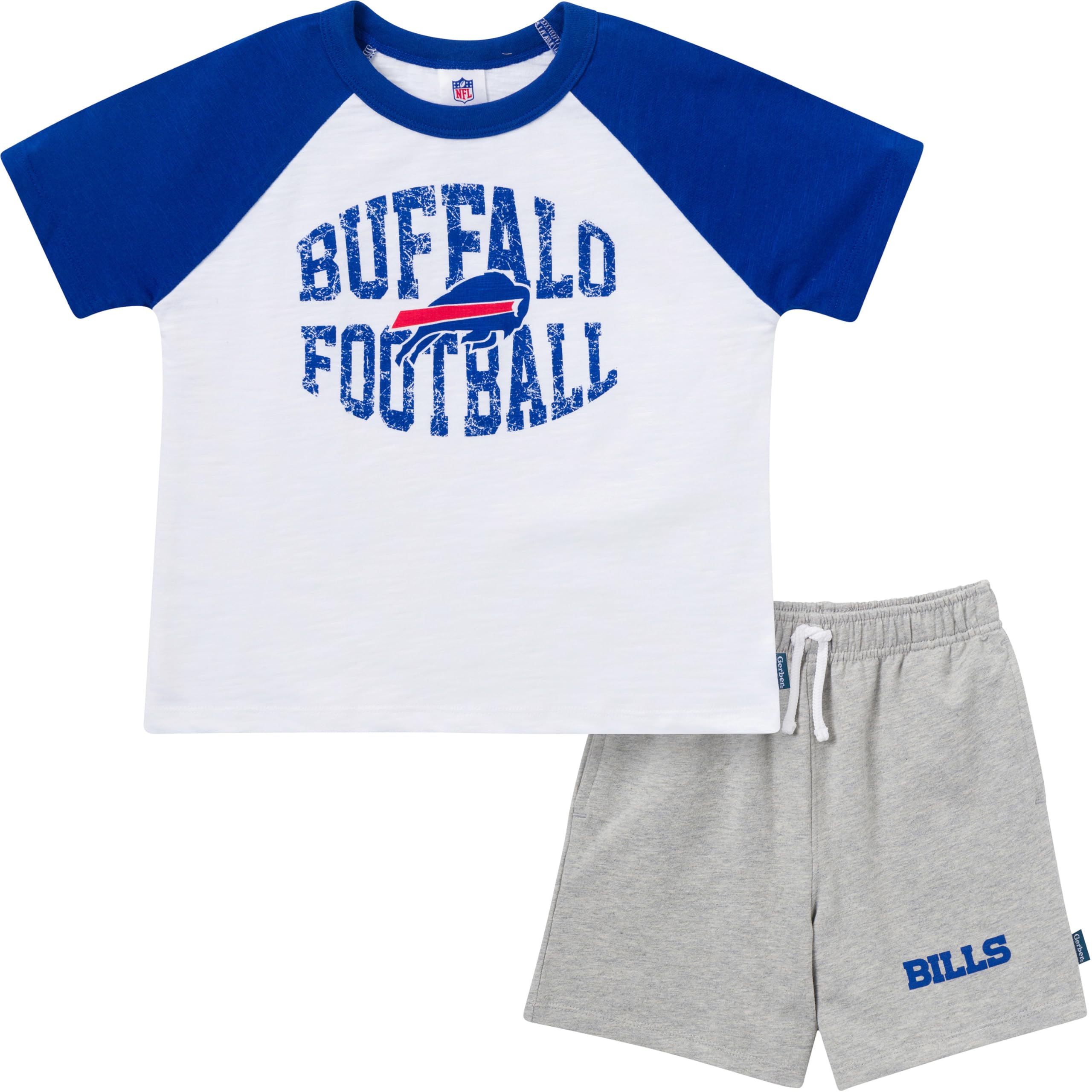 Gerber NFL unisex-baby Nfl Team T-shirt and Shorts Set