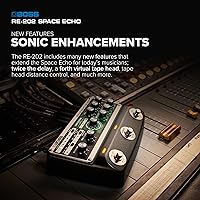Vista 5 de BOSS RE-202 Space Echo Pedal de Efectos de Eco de Cinta, Delay y Reverberación Recreación Moderna del Legendario Roland RE-201 Space Echo