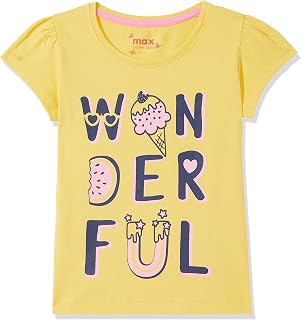 Max Girl's Regular T-Shirt