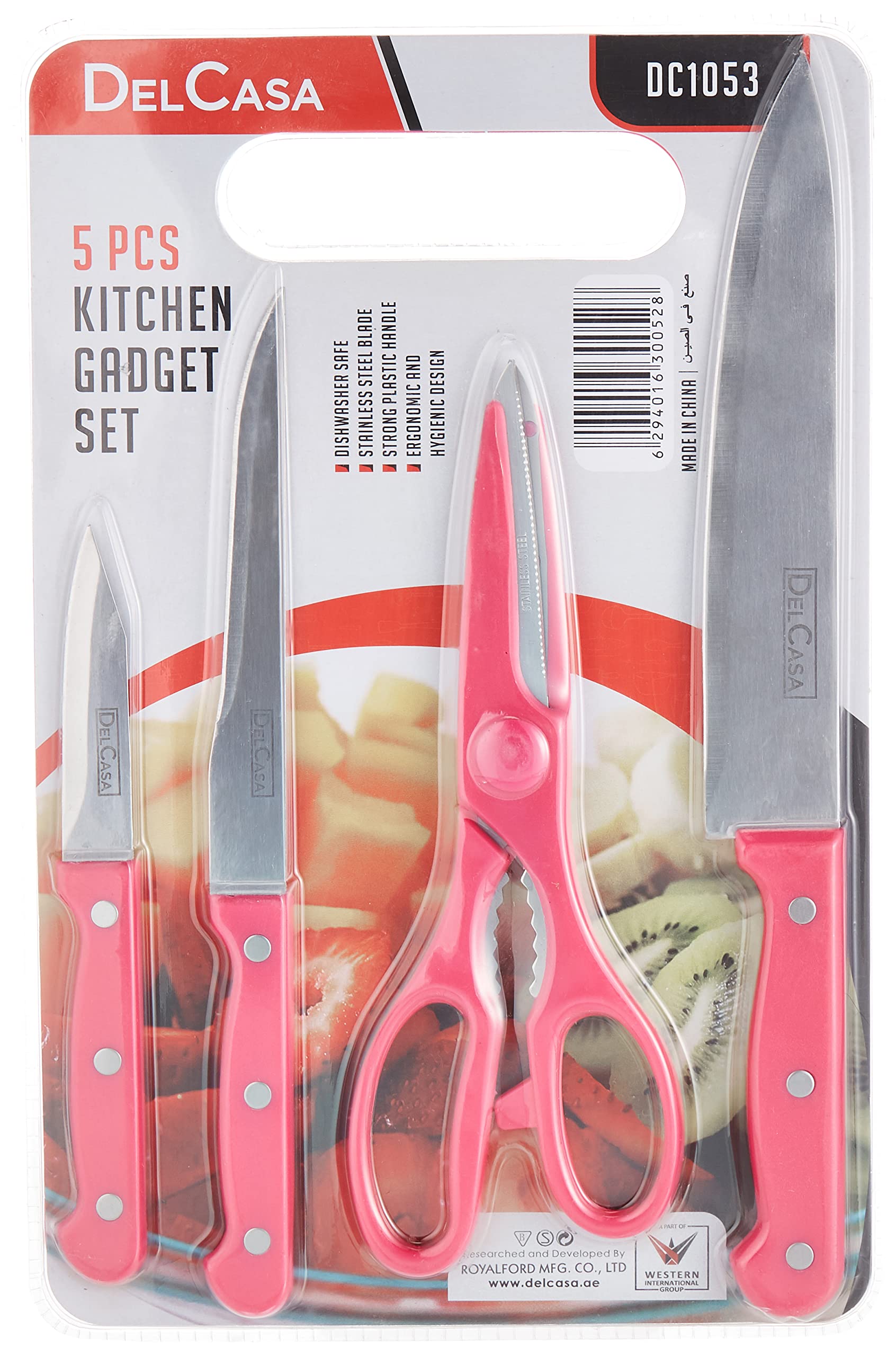 Delcasa 5Piece Kitchen Gadget Set, Multi-Colour, Dc1053