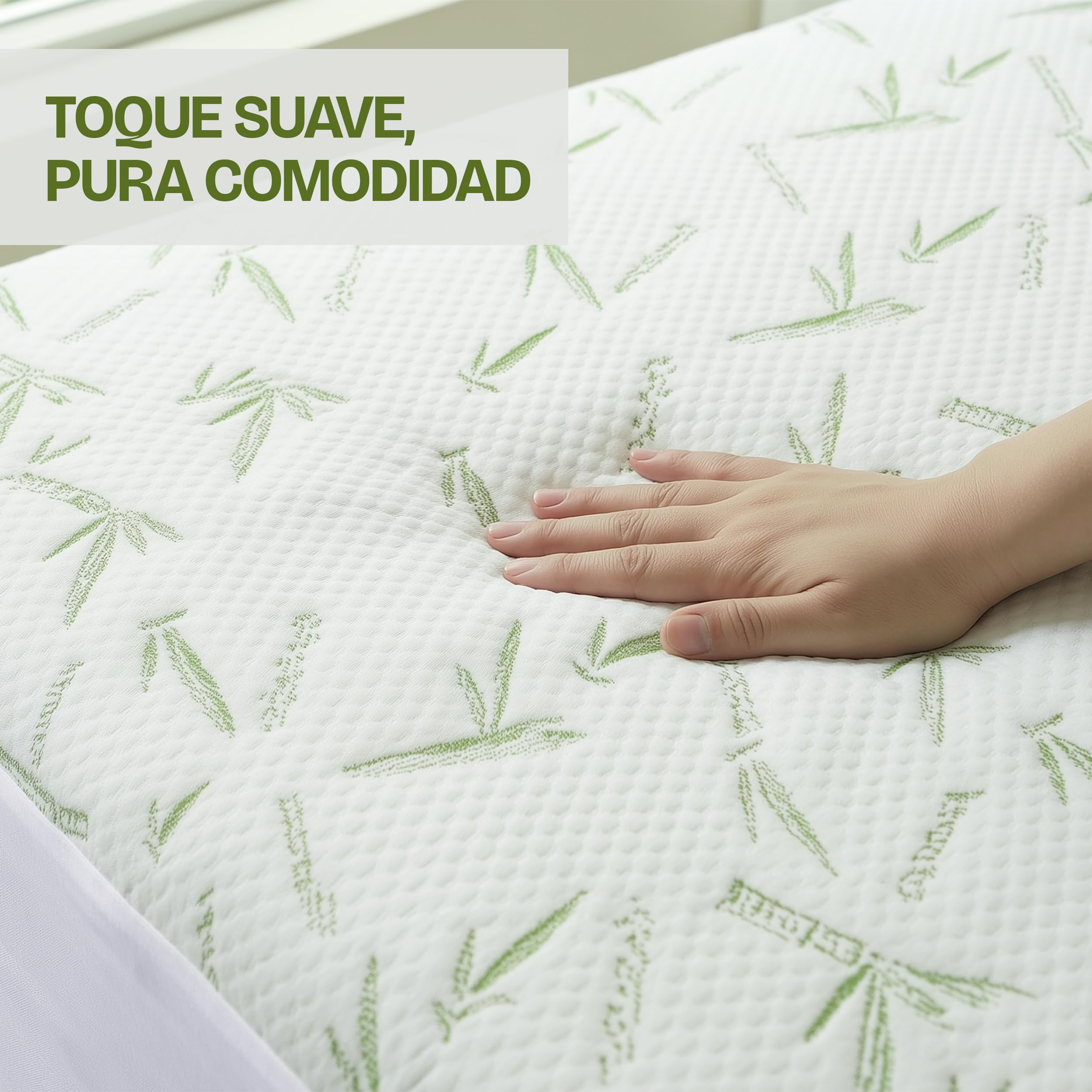 Utopia Bedding Protector de Colchón 150 x 200 x 30 cm Impermeable, Viscosa Premium, Certificación Oeko-Tex, Cubre Colchón Transpirable, Elástico En Todo — view 6