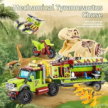 Amazon.co.jp: QLT Indominus Rex 組み立てセット レゴ恐竜対応