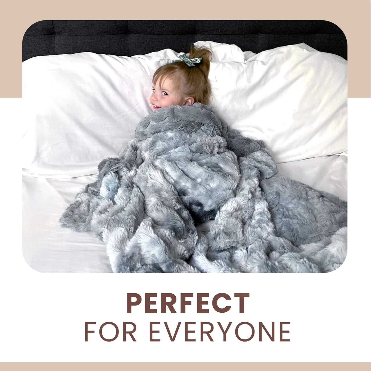 Everlasting Comfort Luxury Faux Fur Throw Blanket - Soft, Fluffy, Warm, Cozy, Plush (Arctic Blue) : Home & Kitchen
