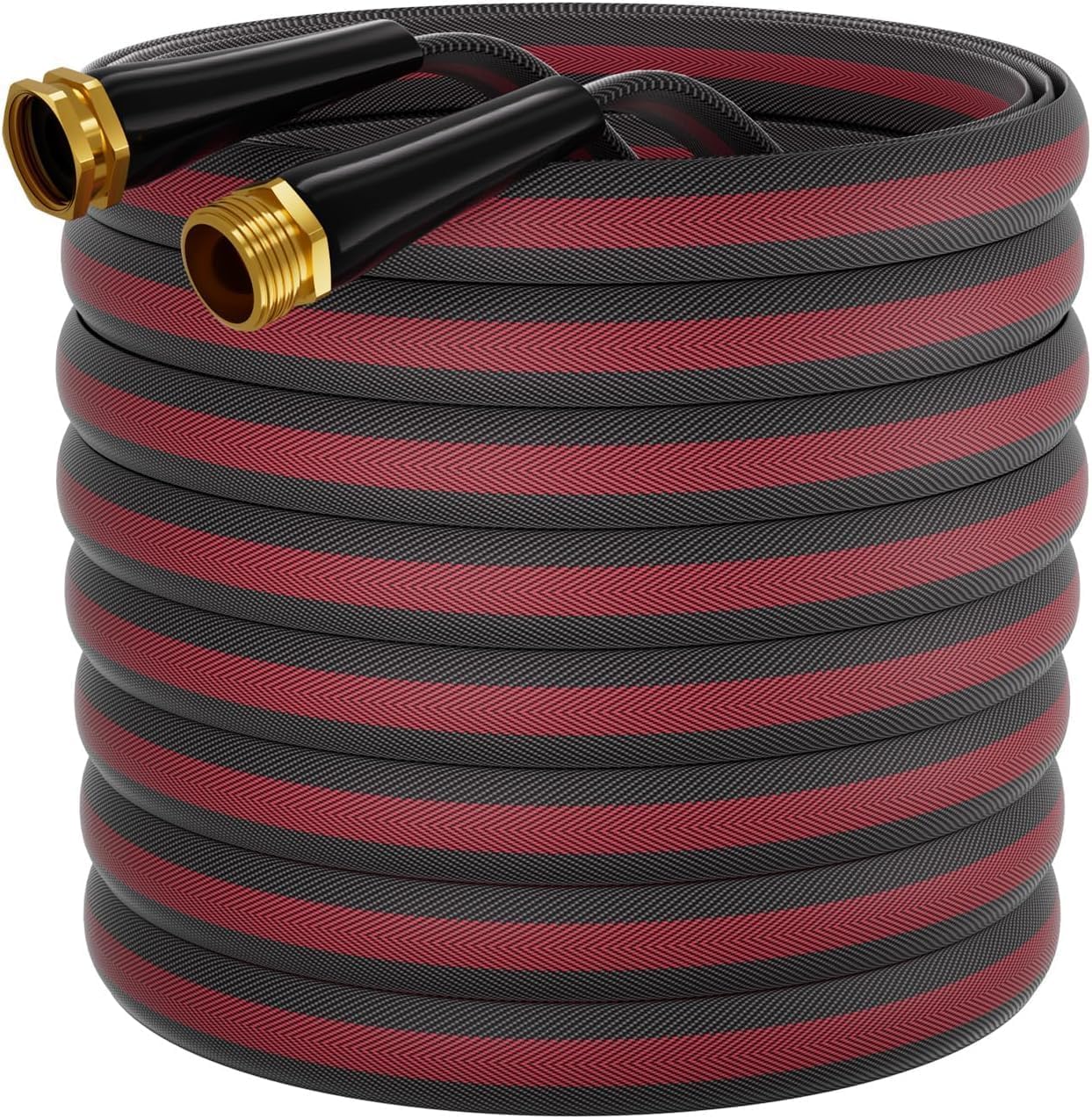 50FT Non-Expanding Garden Hose, Ultra Lightweight Water Hose, Durable & Flexible Hose, Easy to Store and Carry, All-Weather Outdoor Hose for Lawn & Garden, Car Washing