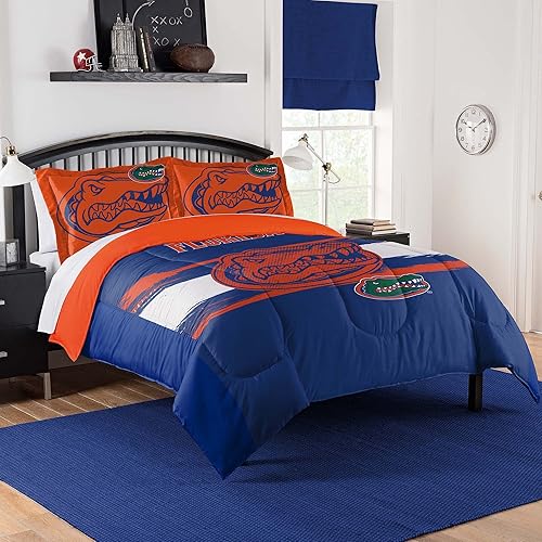 Northwest NCAA Florida Gators - Juego de edredón y funda matrimonialqueen
