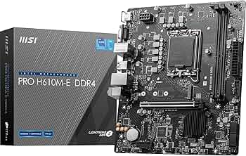 た*）様 マザーボード PRO H610M-E DDR4 メモリm.2SSD MSI H610M-E PRO DDR4 (1700) (D) : Amazon.pl: Elektronika