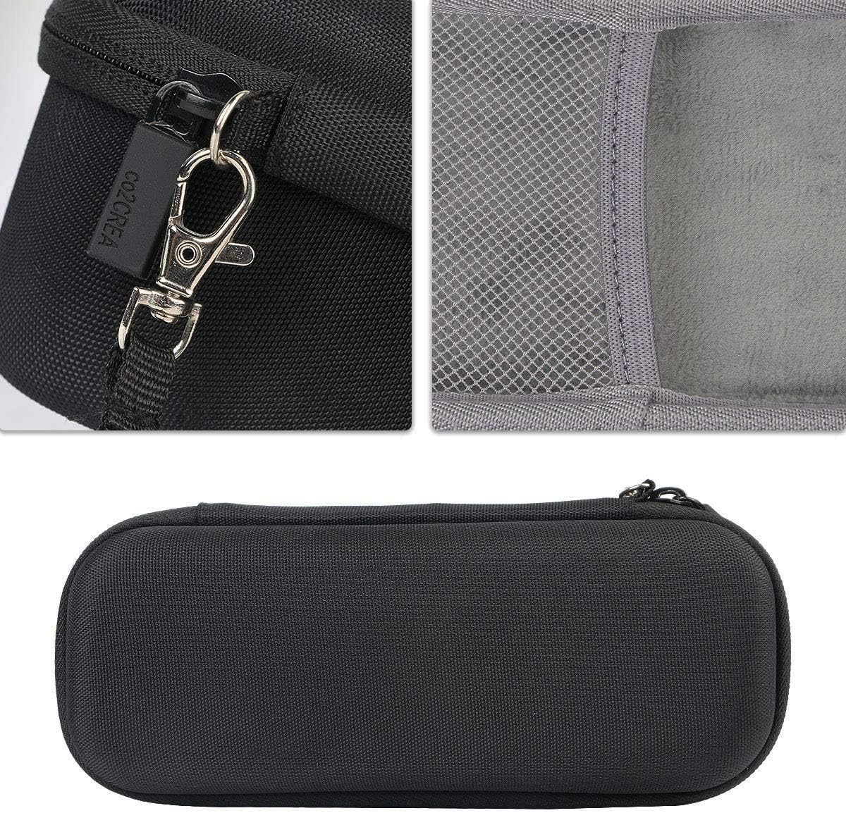 co2CREA Hard Travel Case Replacement for JBL Flip 6 FLIP 5 Waterproof Portable Bluetooth Speaker (Black Case + Inside Gray) - Image 8