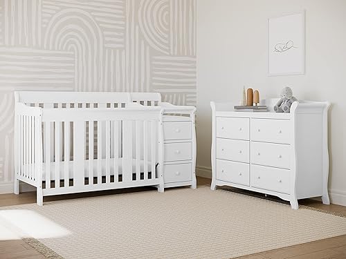 Miniatura 3 de Stork Craft Avalon Cómoda universal de 6 cajones Blanco