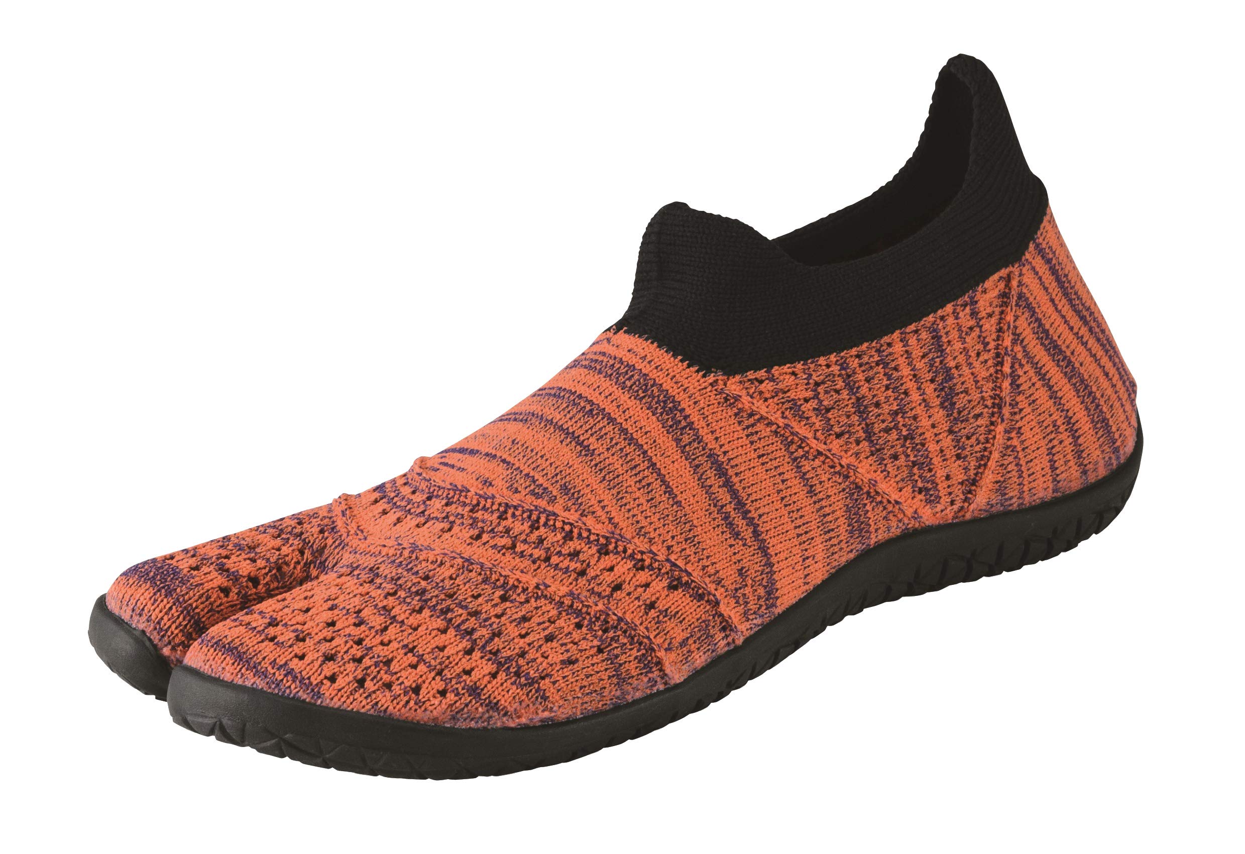 Marugo] hitoe - Unisex Tabi Style, Minimalism Barefoot Core Training Shoes, Seamless Upper with Rubber Outsole.