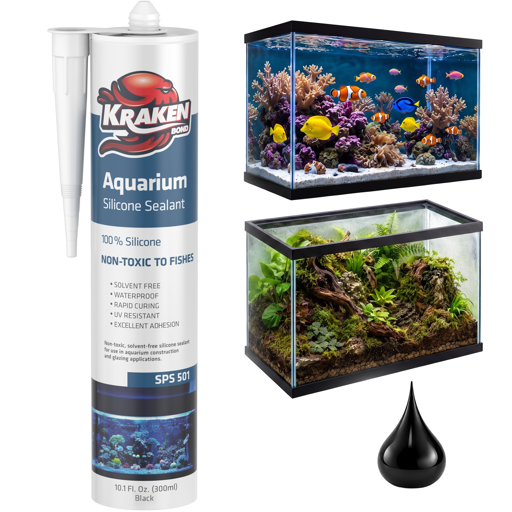 Kraken Bond Aquarium Silicone - 2 Pack -9