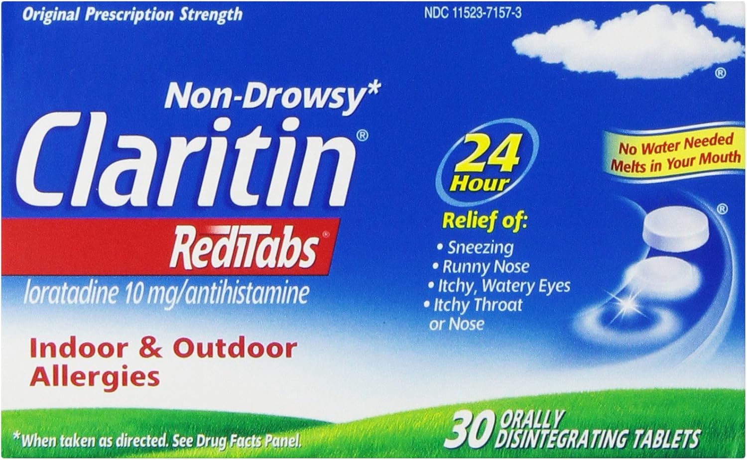 Claritin 24 Hour Reditabs, 30 Count