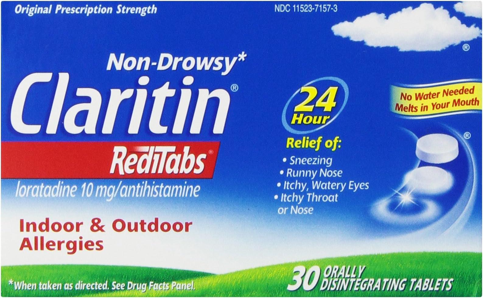 Claritin 24 Hour Reditabs, 30 Count