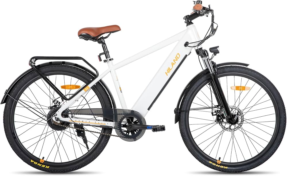 Amazon | HILAND 26インチ クロスバイク アシスト機構付き 最大