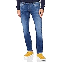 JACK & JONES Glenn Original Ge 006 Indigo Knit Jeans, Uomo