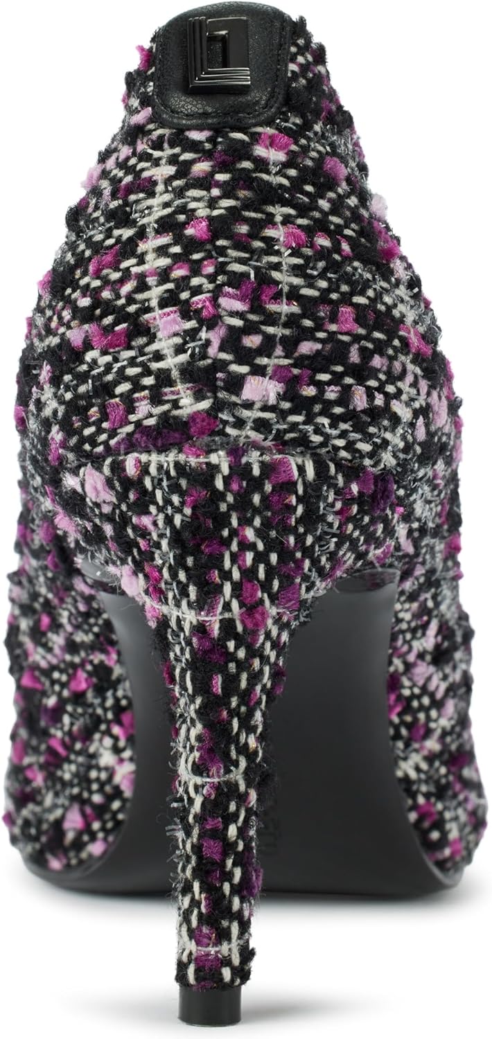 KARL LAGERFELD womens Royale Dress Pump 7 Black/Deep Plum image 2 of 5 B0DBRC41SR