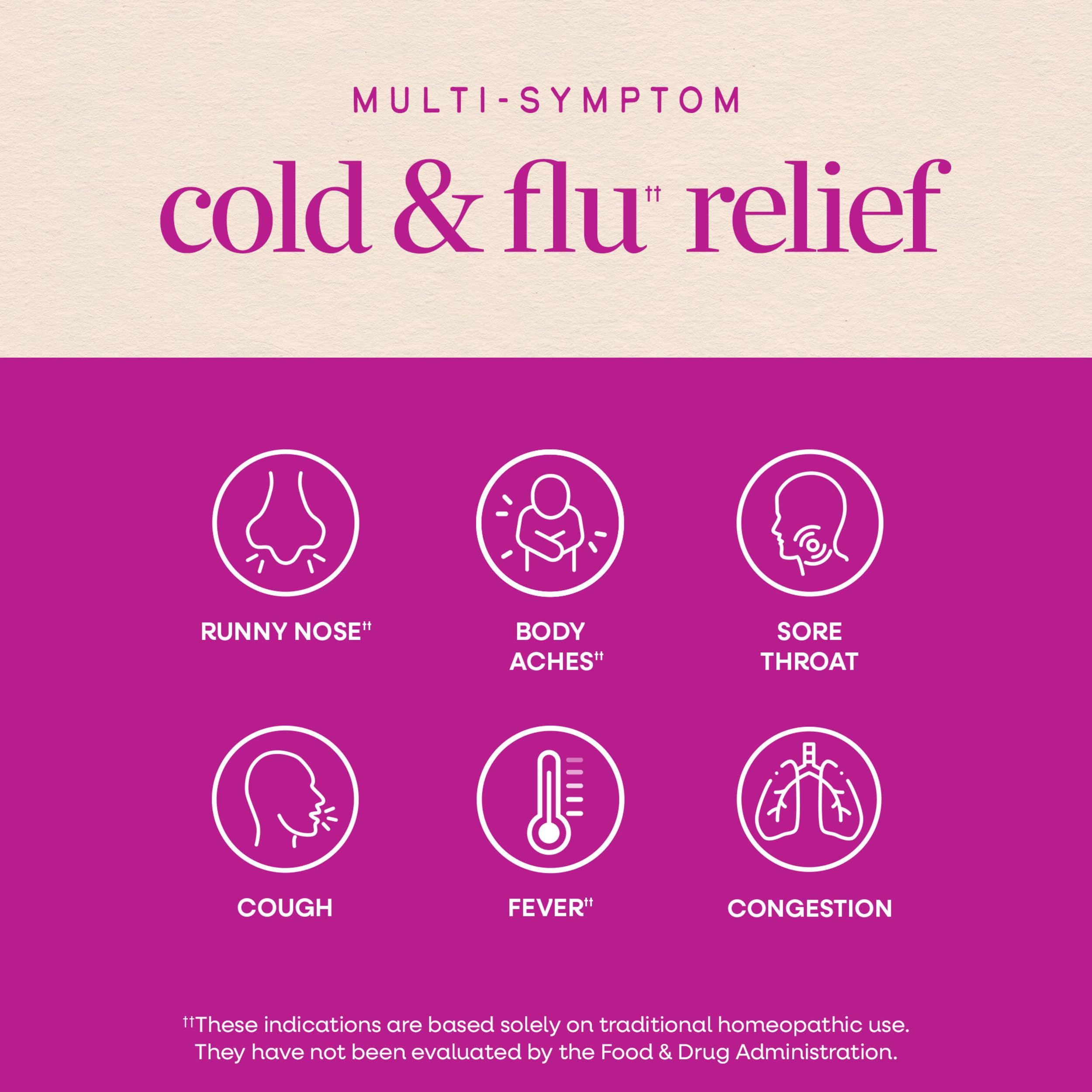 Nature's Way Umcka Cold & Flu Relief FastActives, Homeopathic, Berry, 10 pk — Amazon image 3