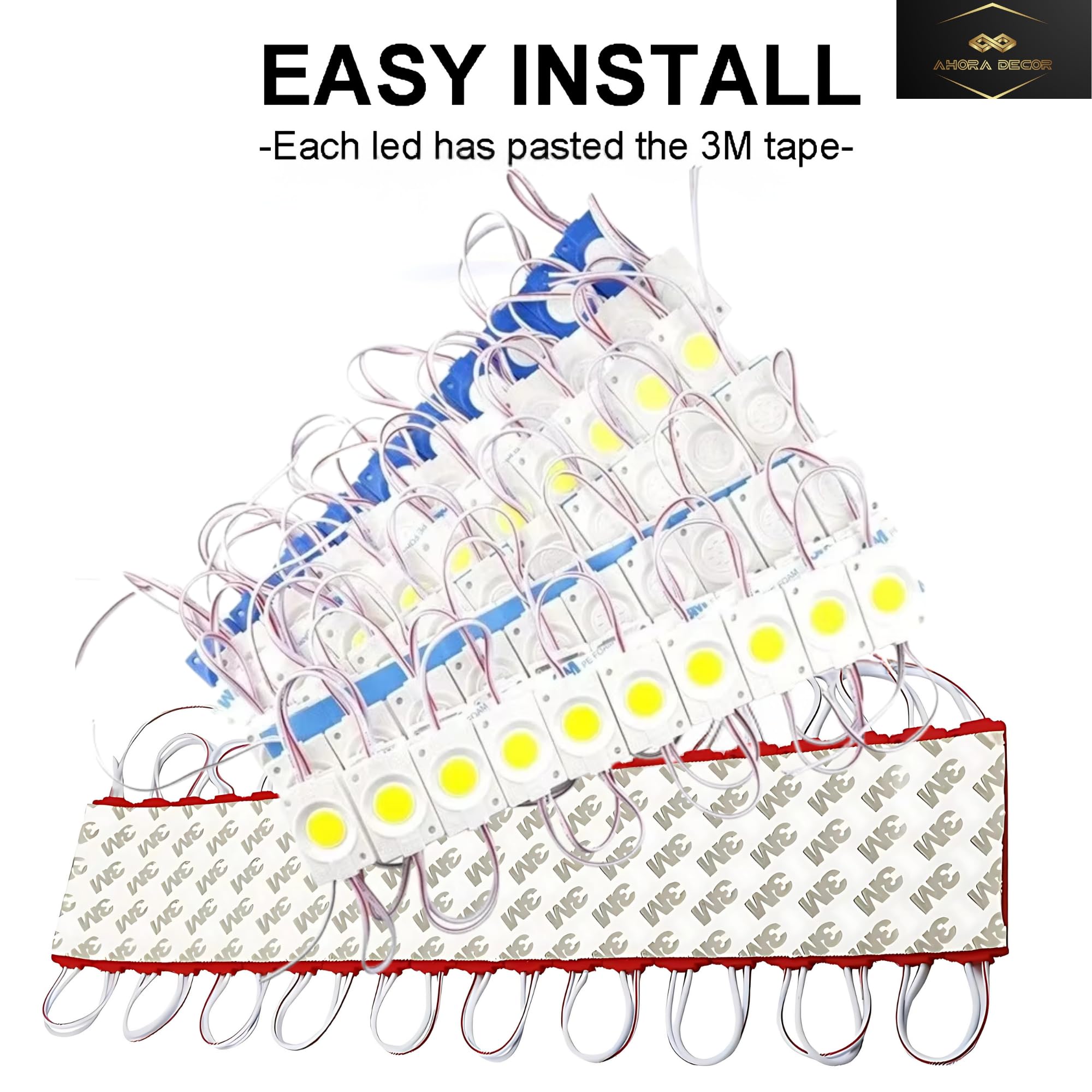 Ahora Decor – 20 Pieces (White) 12V DC 2.4W Coin LED Light Module – Waterproof & Energy-Efficient LED Bulb for Home, Temple, Car, Bike, DIY Projects & Signboards - Image 9 thumbnail