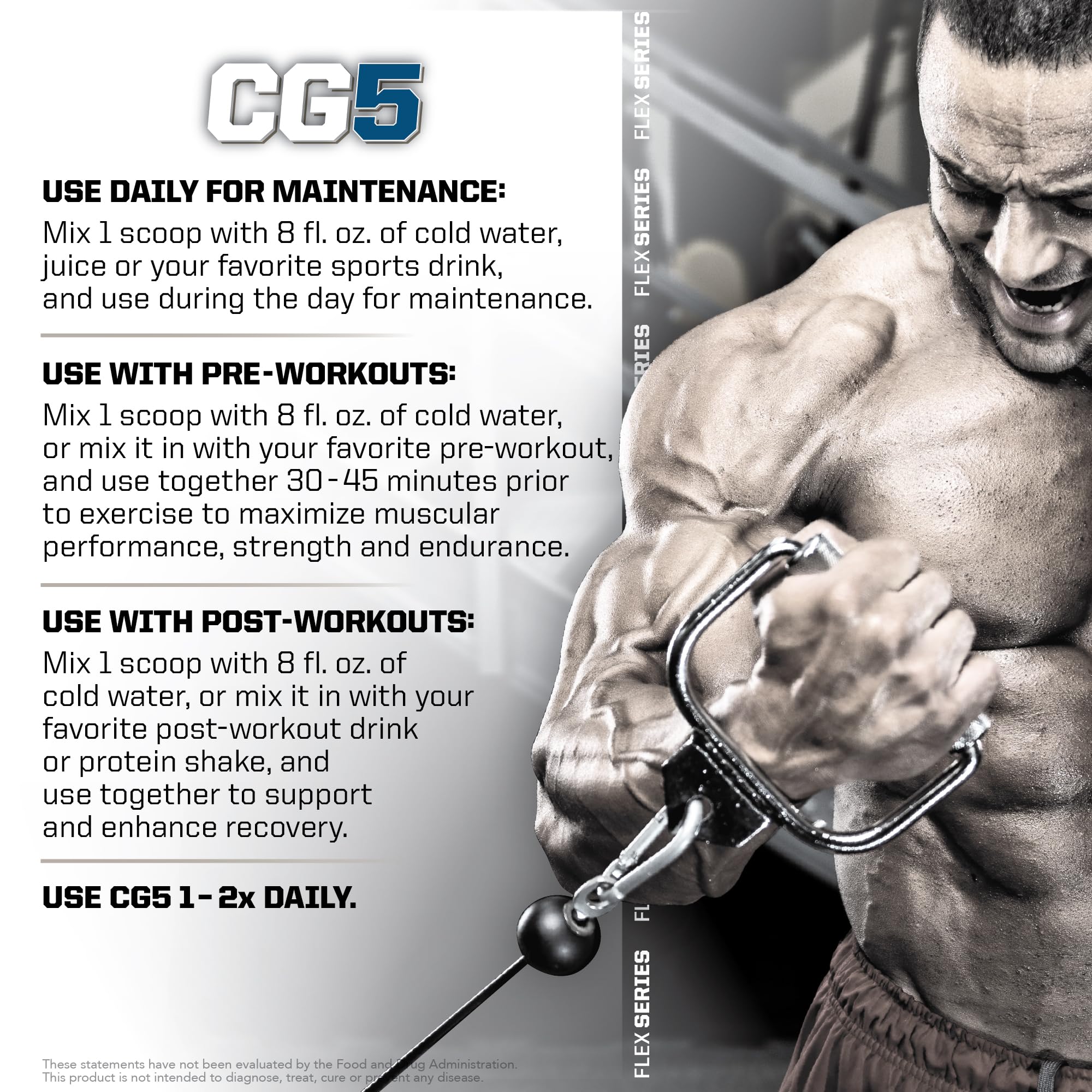 PMD Sports CG5 Creatine & L-Glutamine Powder Unflavored - 60 Servings — Amazon image 4