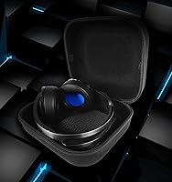 Vista 3 de Casematix Gaming Headset Case compatible con PS5 Pulse 3D auriculares inalámbricos Platino Playstation auriculares inalámbricos para PS4 dongle