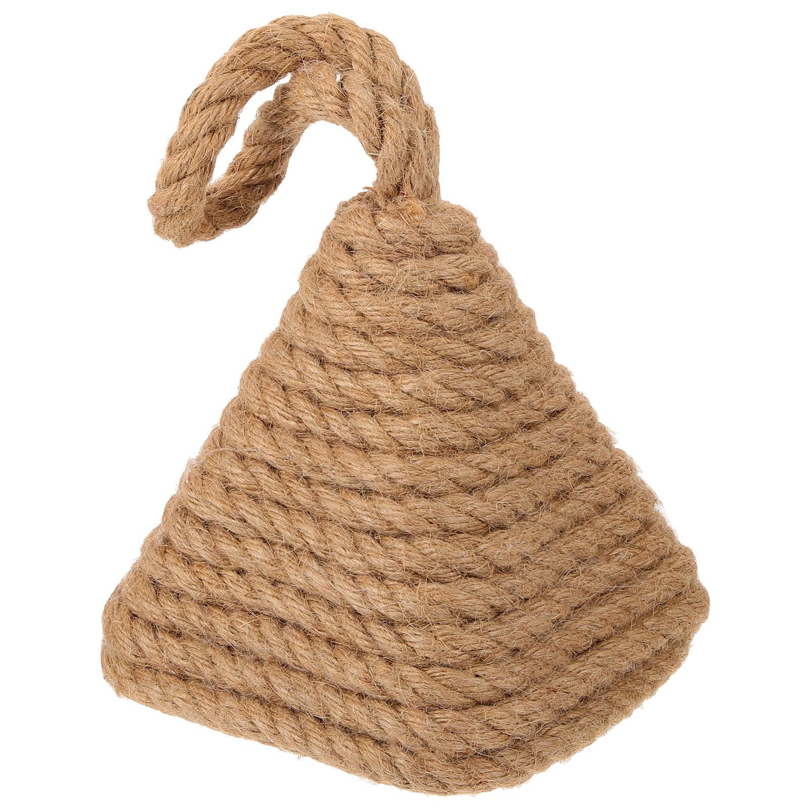 Fermaporta a Sfera, Fermaporta in Corda Intrecciata, Cotone e Lino, Palla in Cemento, Antiurto, Decorativo, per Casa e Camere da Letto