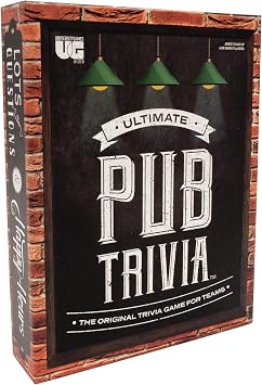 Ultimate Pub Trivia Party Game, Bar-Style Quiz for Adults, Ages 12+