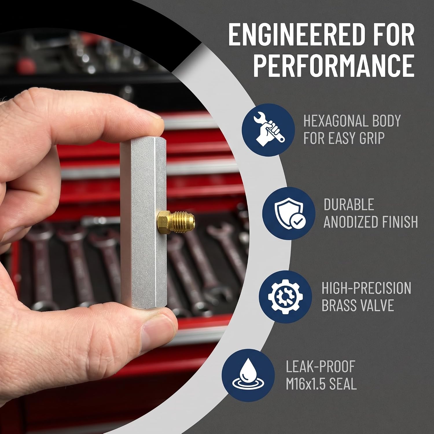 Fuel Injection Pressure Tester Adapter Fit for GM TBI System