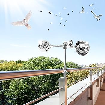 Amazon | eyijklzo 鳩よけ 鳥避け カラス 撃退 風力発電 リフレクター