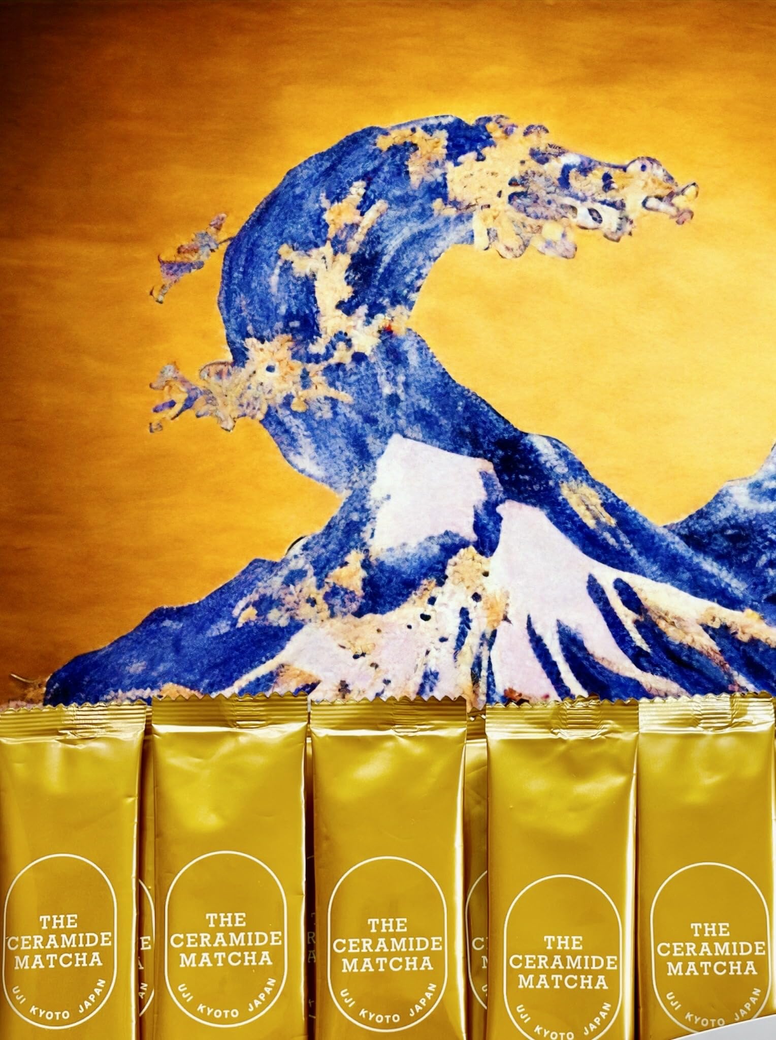 THE CERAMIDE MATCHA Hydration Beauty Drink Ceremonial Grade Uji Kyoto Japan One Stick Provides 2gr of Matcha and — view 7