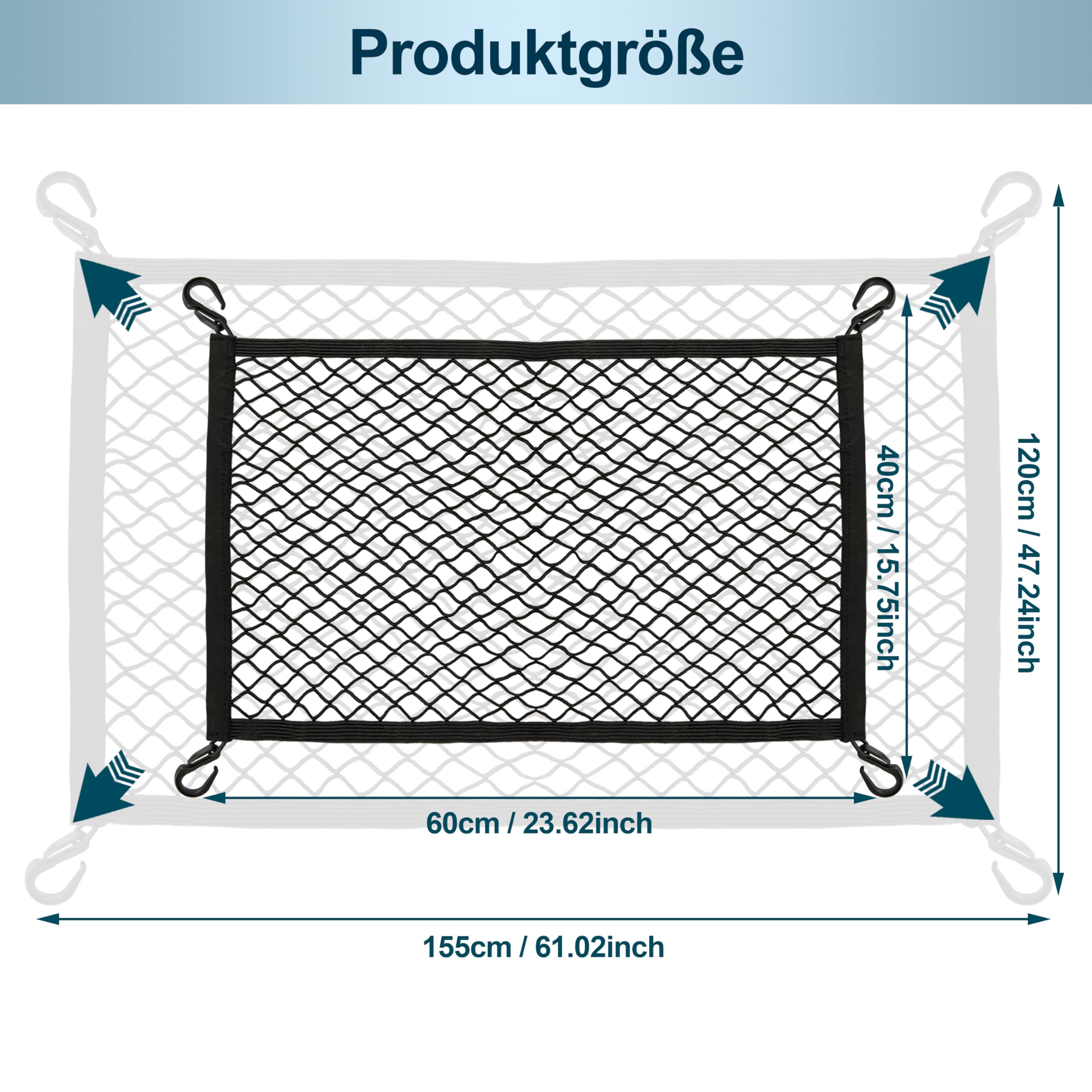 Filet Coffre Voiture Filet de Rangement Coffre Organisateur, pour Seat Leon 5F Mk3 Ibiza 6J Tarraco Arona Ateca Alhambra