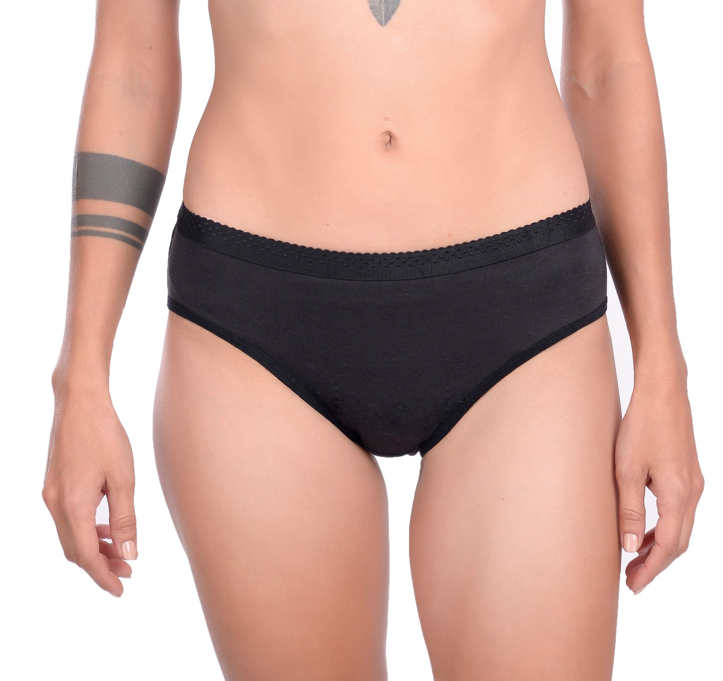 softsway Women Cotton Seamless Hipster Panties | Full Coverage Underwear for Ladies | Perfect for Periods | Soft & Breathable Fabric for All Day Comfort | Everyday Wear-picture-38