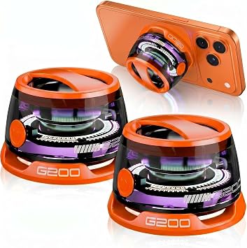 G200 Magnetic Bluetooth Speaker Mini,9Core Magnet for Metal Surfaces