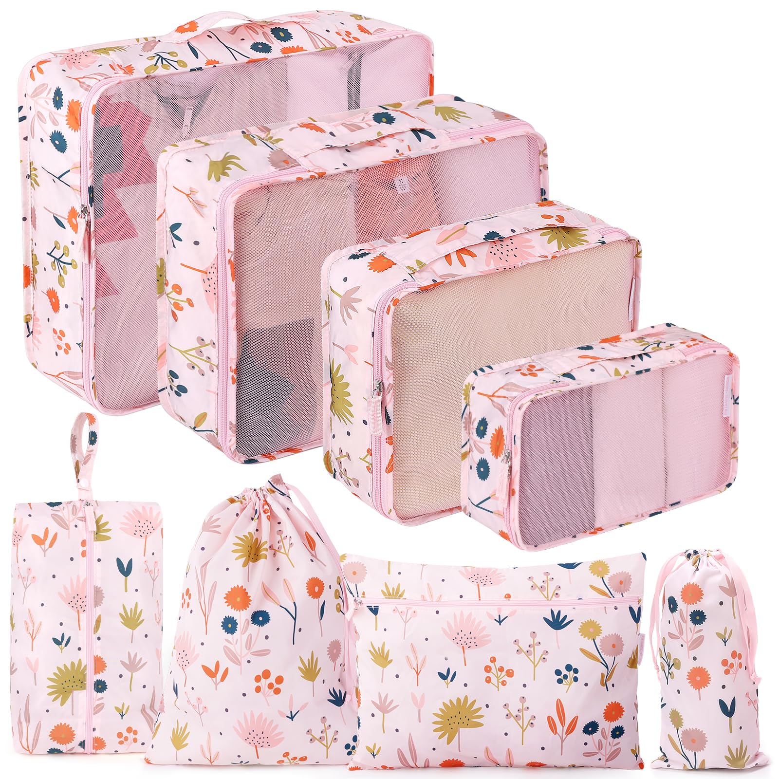 Amazon.com: MissBoy Packing Cubes for Kids, 8 Pcs Set of Packing