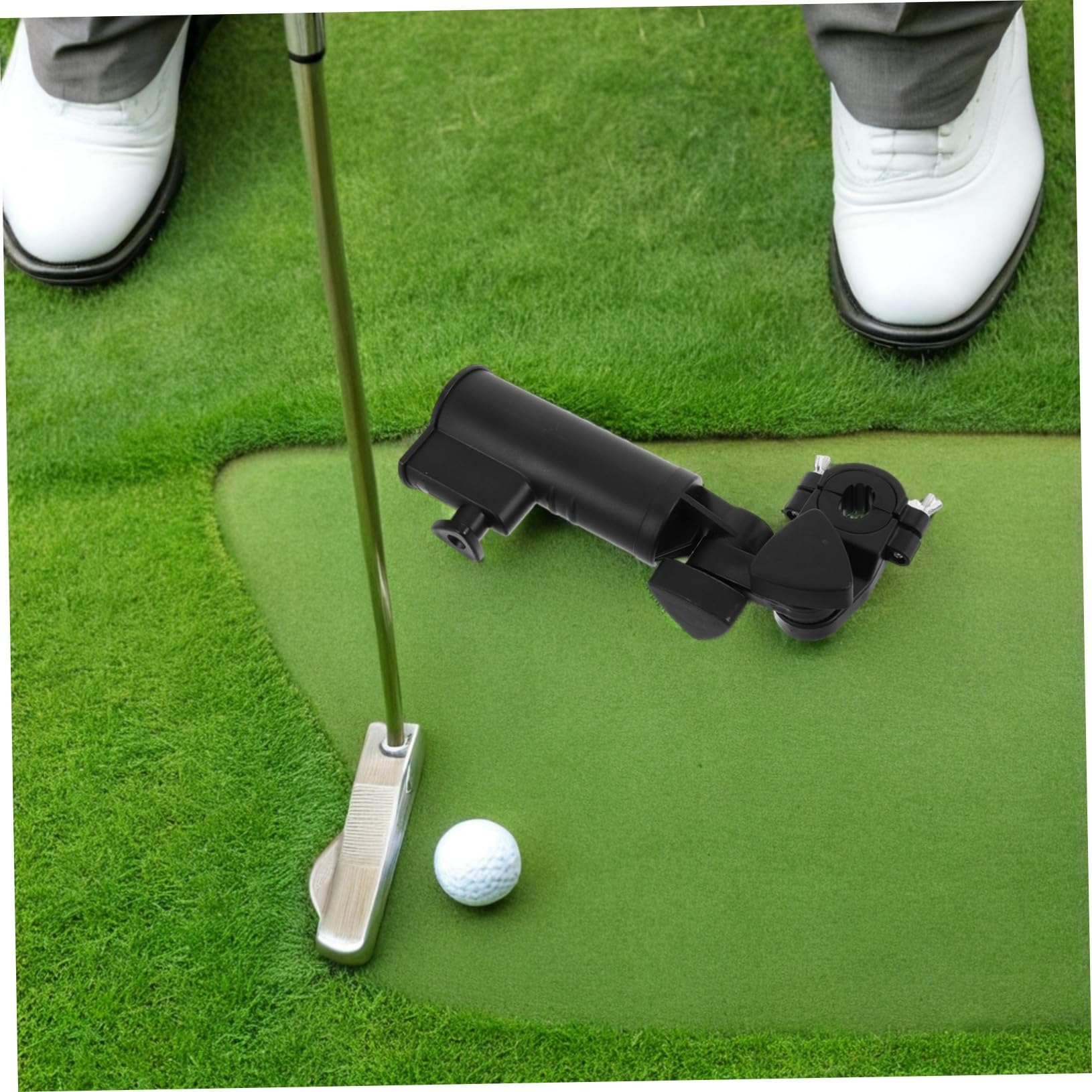 BESPORTBLE 2 Stück Golf Regenschirmhalter für Trolley Halterung mit Stabilem Kunststoff-klemmmechanismus Sicherer Stabiler Golfwagen Schirmständer für Sonnige und Regnerische Tage