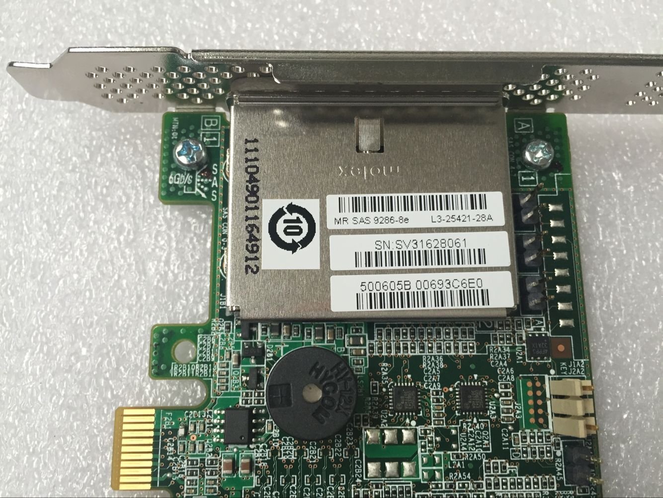 LSI MegaRAID SAS 9285-8e PCI-E 6Gb/s LP RAID Controller W/1GB Cache - Foto 4