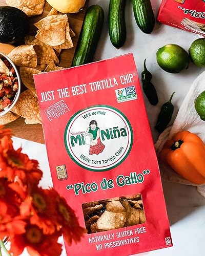 Miniatura 2 de Chips de tortilla Mi Nina Sal marina de 12 onzas + chips de tortilla Mi Nina Churros de canela de 12 onzas + chips de tortilla Mi Nina Pico De Gallo