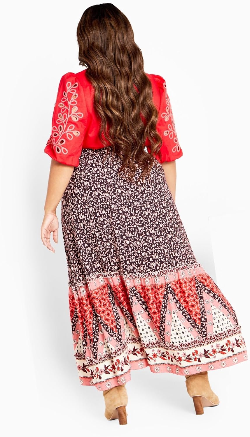 Avenue Women's Plus Size Eternal Maxi Skirt