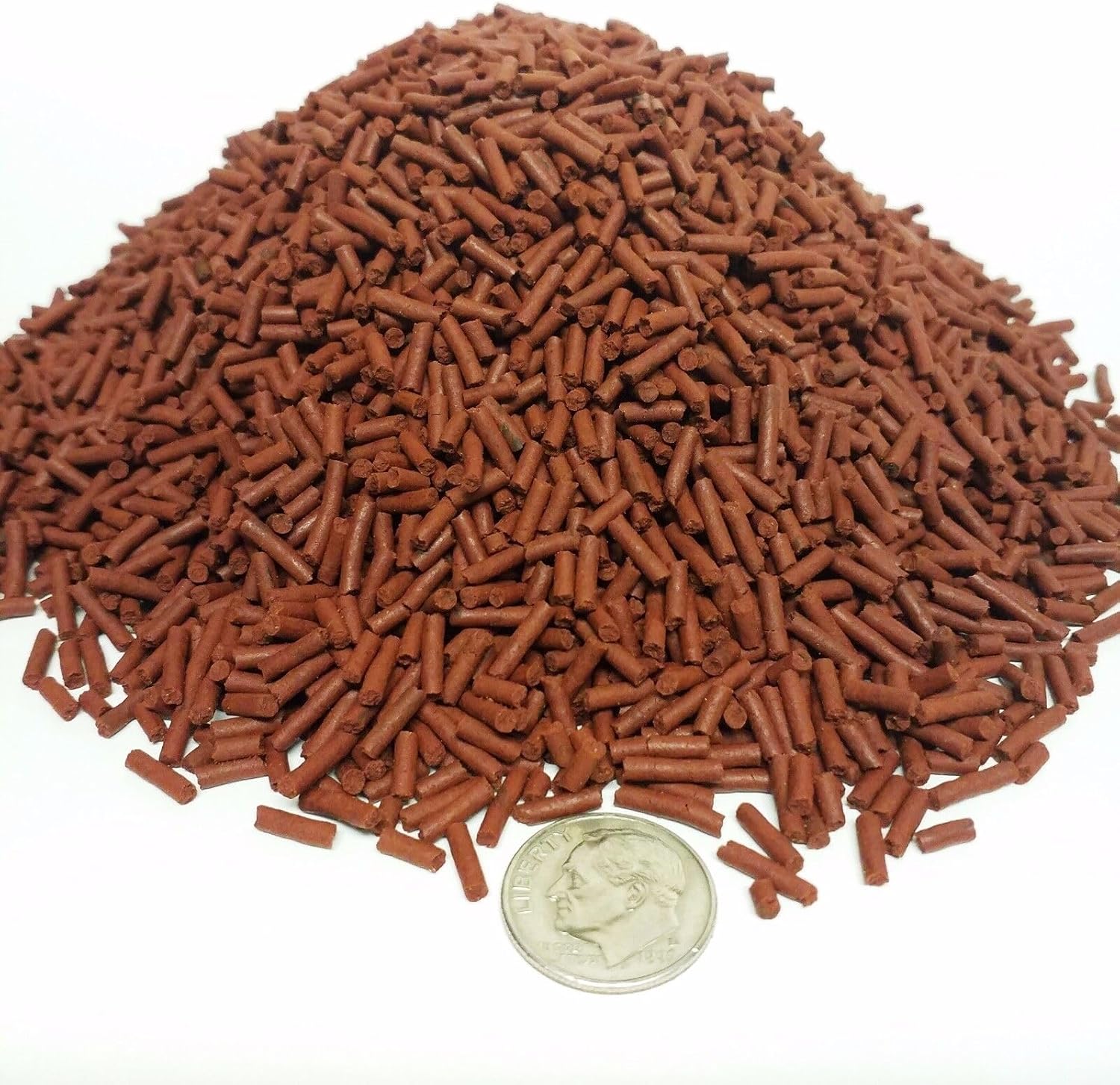 Aquatic Foods Inc. 4-Type Shrimp 3/64" x 1/4" Sinking Micro Sticks for Cichlids, Discus, Plecos, Catfish, Shrimp, Crabs, All Community Tropical Fish...2-lbs