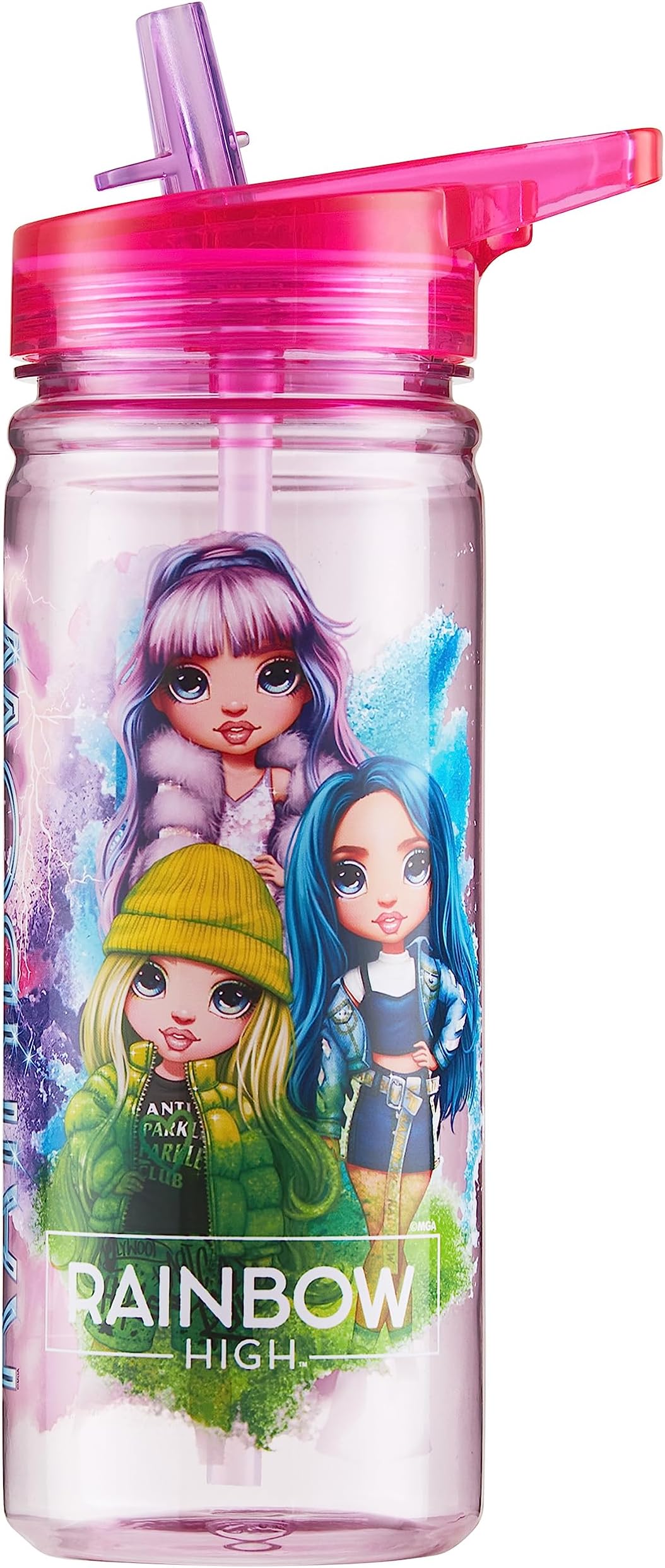 Water Bottle for Girls 580ml BPA Free Water Bottle With Straw for School Sports Travel Holidays Drinking Bottle Gifts for Girls