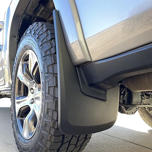 Miniatura 7 de Aletas de barro para Dodge Ram 2019 2020 2021 2022 2023 2024 Dodge Ram 1500 para todo tipo de clima, protectores contra salpicaduras para