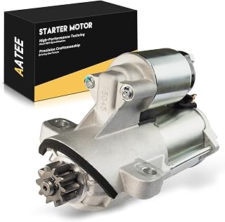 AATEE 8G1Z-11002-B Starter Motor for:-Ford Edge 07-15, Explorer 11-19, Flex 09-19, Taurus 08-19 for:-Lincoln MKS 09-15, MKT 10-19, MKX 07-18, MKZ 13-16 Sable 08-09 3.5L 3.7L V6, 12V 1.4KW 10Teeth