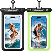 Vista 25 de Hiearcool - Funda impermeable IPX8, universal y compatible con celular iPhone 12, Pro 11, Pro Max, XS, Max, XR, X, 8, 7, Samsung Galaxy S10, S9