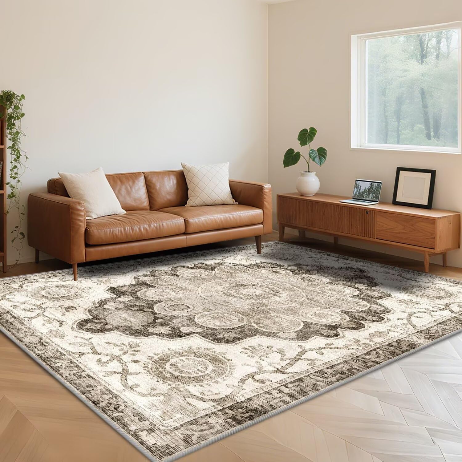 Tapis lavable en machine pour éliminer les taches salon 180x280