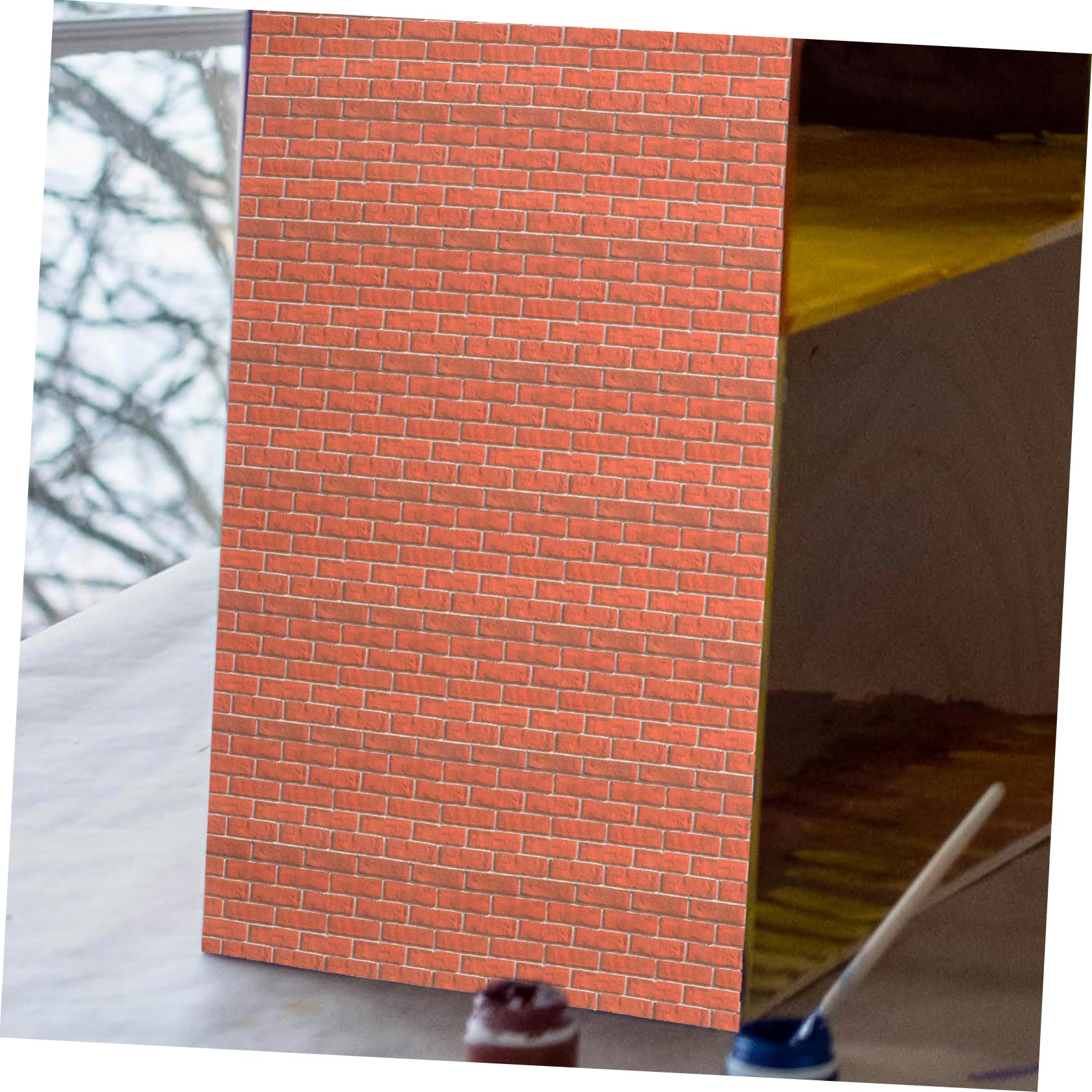 Toyvian 3 Set Carta Da Parati Autoadesiva Per Casa Delle Bambole Carta Da Parati Per Casa Delle Bambole Carta Da Parati Autoadesiva Da 1 A 12 Pezzi Materiale Decorativo Per 2 fogli*3
